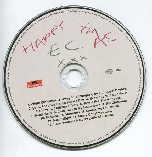 Eric Clapton : Happy Xmas (CD, Album, SHM)
