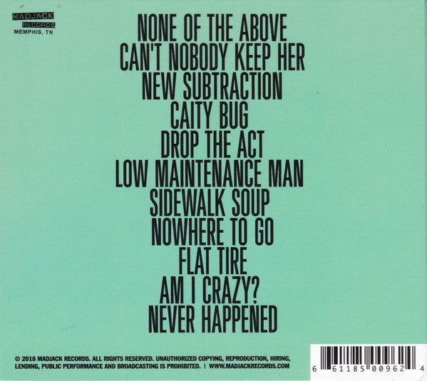 James And The Ultra Sounds : None Of The Above (CD, Album)