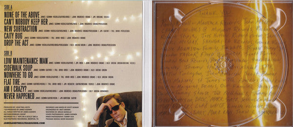 James And The Ultra Sounds : None Of The Above (CD, Album)