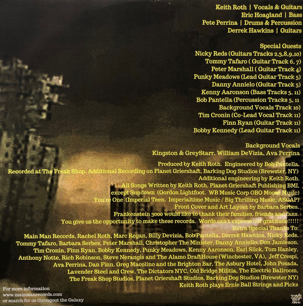 Frankenstein 3000 : The Blunt Truth! (LP, Album)