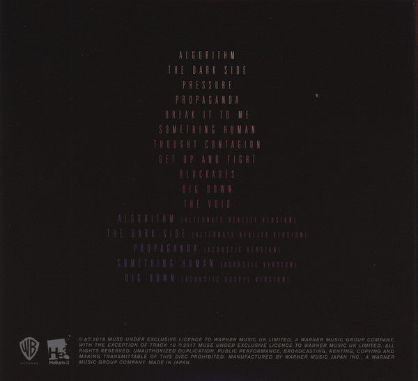 Muse : Simulation Theory (CD, Album, Dlx, Gat)