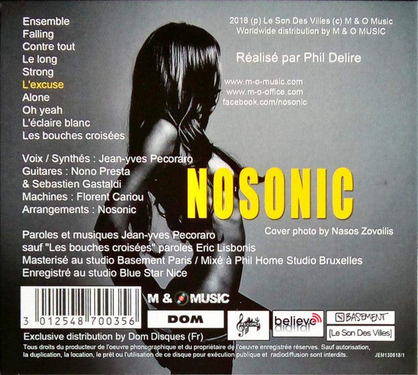 Nosonic : L'excuse (CD, Album)