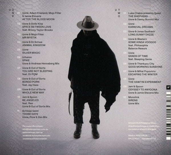 Uone : Balance Presents Uone (2xCD, Mixed)