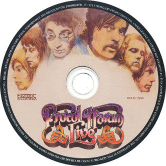 Procol Harum In Concert With The Edmonton Symphony Orchestra : Live (CD, Album, RE, RM, Dig)