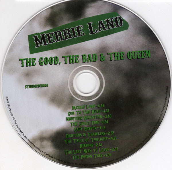 The Good, The Bad & The Queen : Merrie Land (CD, Album)