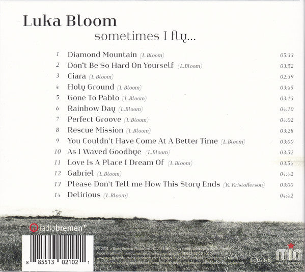 Luka Bloom : Sometimes I Fly... Live In Bremen 2001 (CD, Album)