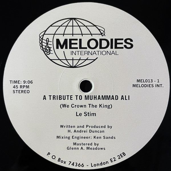 Le Stim : A Tribute To Muhammad Ali (We Crown The King) (12", RE)
