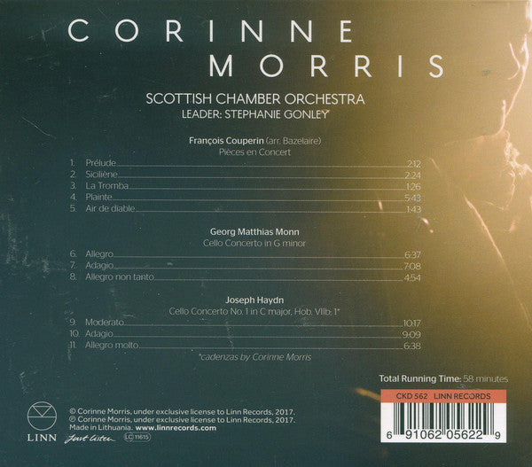 Corinne Morris, Scottish Chamber Orchestra, Joseph Haydn, François Couperin, Matthias Georg Monn : Chrysalis (CD, Album)