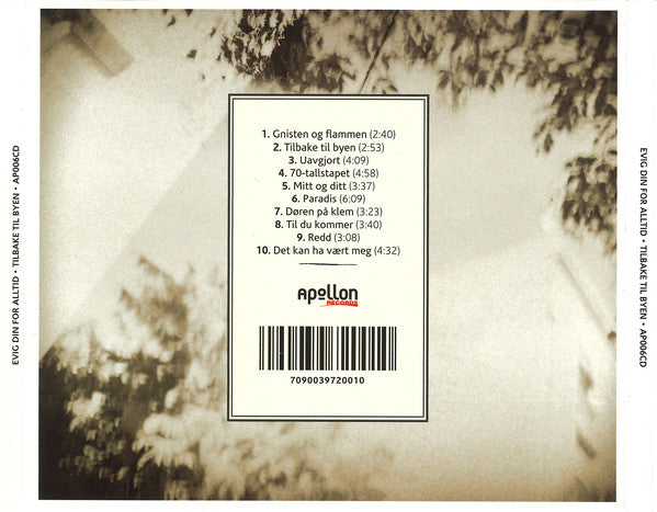 Evig Din For Alltid : Tilbake Til Byen (CD, Album)