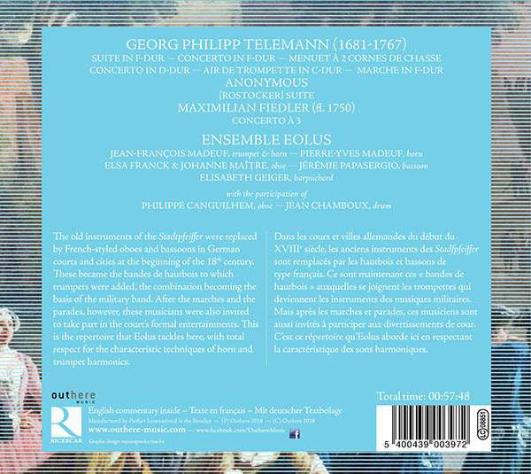 Georg Philipp Telemann, Ensemble Eolus, Jean-François Madeuf : Per la Tromba & Il Corno Da Caccia (CD, Album)