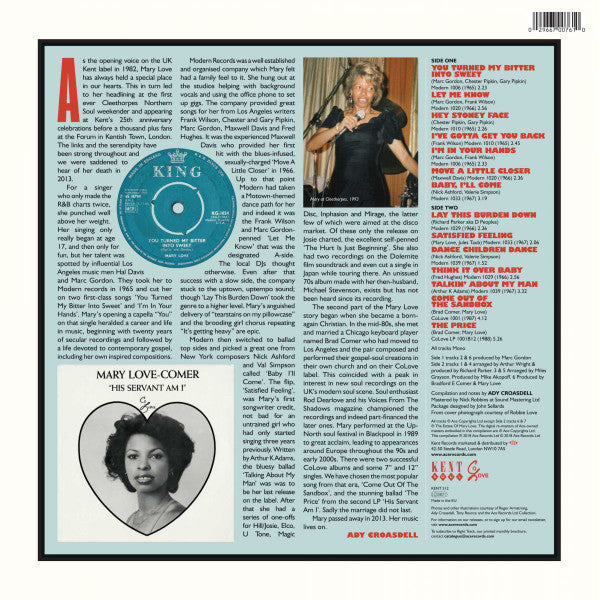 Mary Love : Lay This Burden Down (LP, Comp, Mono)
