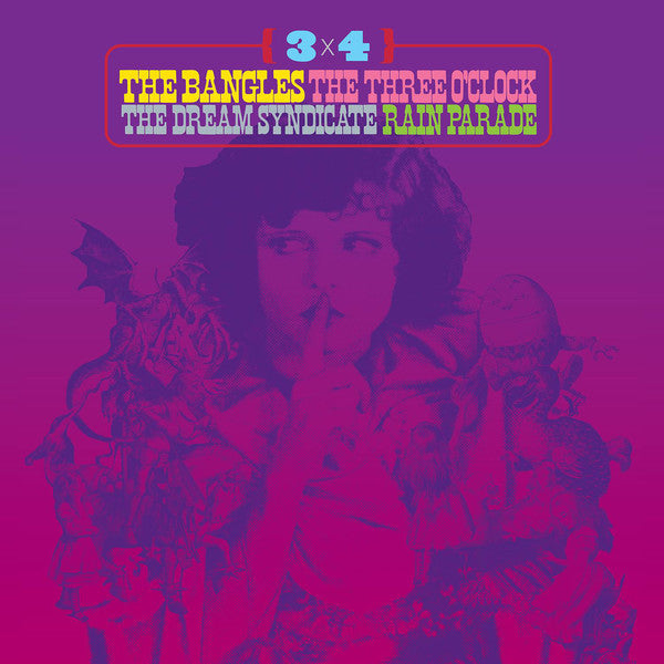 Bangles • The Three O'Clock • The Dream Syndicate • Rain Parade : 3×4 (2xLP, Album, RSD, Pur)