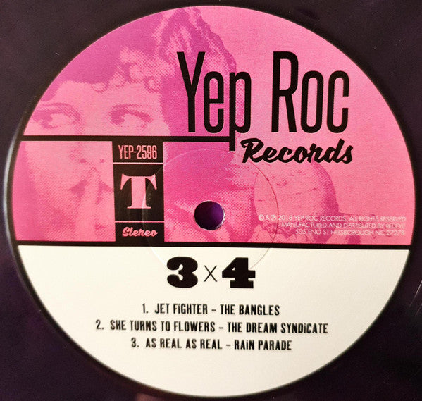 Bangles • The Three O'Clock • The Dream Syndicate • Rain Parade : 3×4 (2xLP, Album, RSD, Pur)
