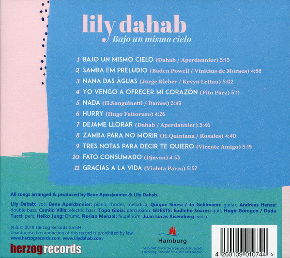 Lily Dahab : Bajo Un Mismo Cielo (CD, Album)