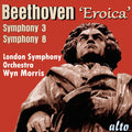 Ludwig van Beethoven / London Symphony Orchestra, Wyn Morris : Symphony 3 'Eroica' / Symphony 8 (CD, Comp, RE)