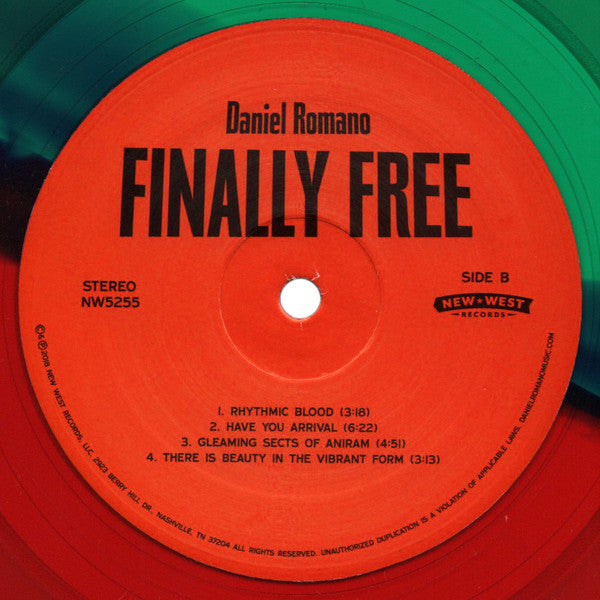 Daniel Romano : Finally Free (LP, Album, Red)