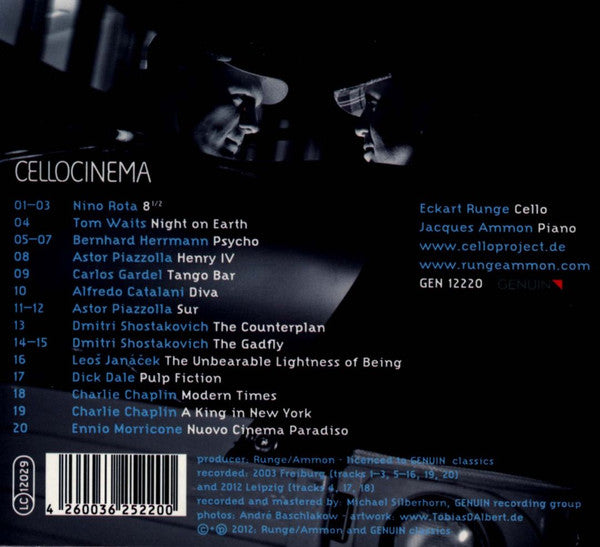 Cello Project : Cello Cinema (CD)