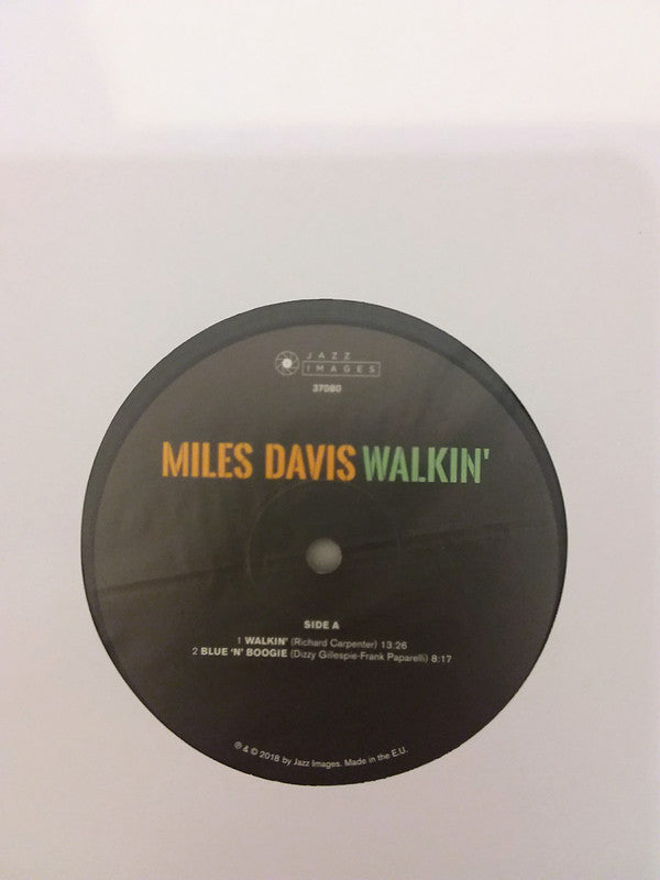 Miles Davis : Walkin' (LP, Album, Mono, Gat)