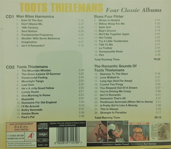 Toots Thielemans : Four Classic Albums (2xCD, Comp, RM)