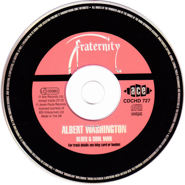 Albert Washington : Blues & Soul Man (CD, Comp)