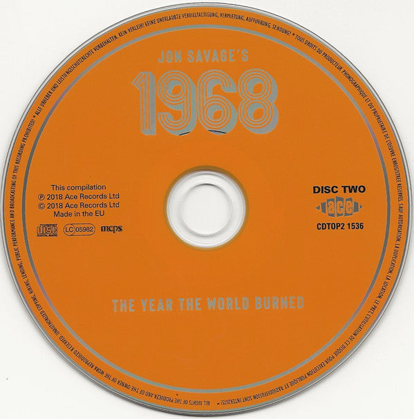 Jon Savage : Jon Savage's 1968 (The Year The World Burned) (2xCD, Comp, Mono)