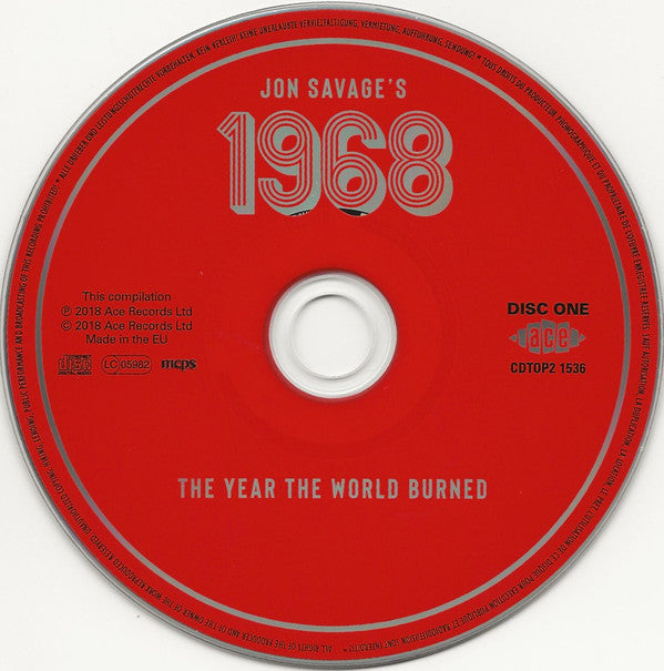 Jon Savage : Jon Savage's 1968 (The Year The World Burned) (2xCD, Comp, Mono)