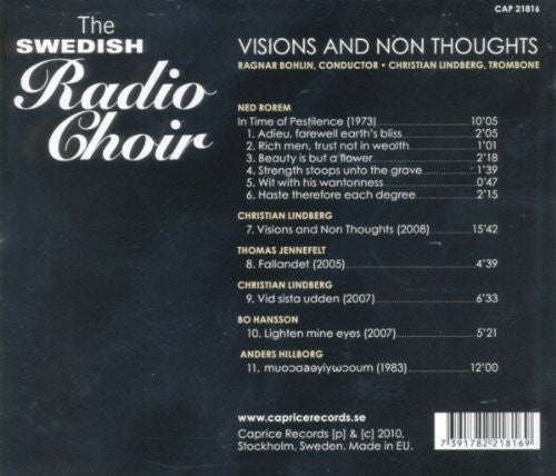 Radiokören, Ragnar Bohlin, Christian Lindberg : Visions And Non Thoughts (CD, Album)
