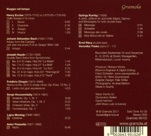 Ernő Rácz, Veronika Trisko : Viaggio Nel Tempo (CD, Album)