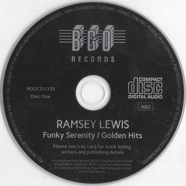 Ramsey Lewis : Funky Serenity / Golden Hits / Solar Winds / Sun Goddess (2xCD, Comp, RM)