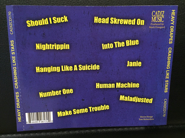 Heavy Drapes : Crashing Like Stars (CD, Album)
