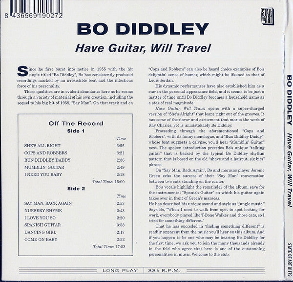 Bo Diddley : Have Guitar, Will Travel / In The Spotlight (CD, Comp, Ltd, RM)