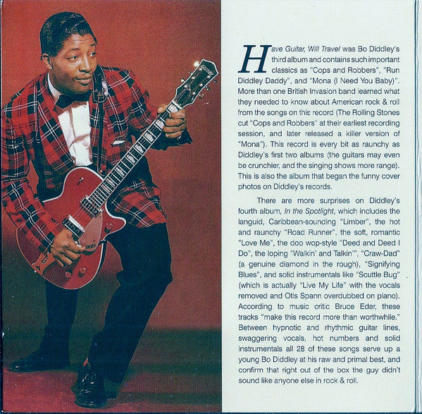 Bo Diddley : Have Guitar, Will Travel / In The Spotlight (CD, Comp, Ltd, RM)
