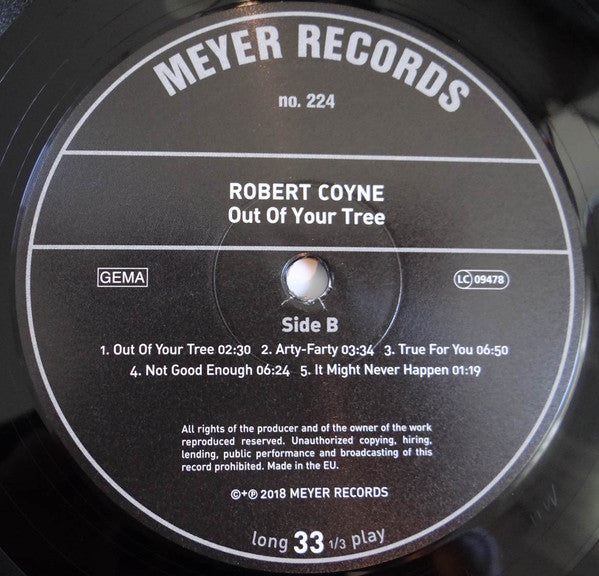 Robert Coyne : Out Of Your Tree (LP, Album)