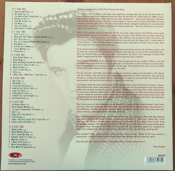 Elvis Presley : Elvis In The 50's (3xLP, Comp, Red)
