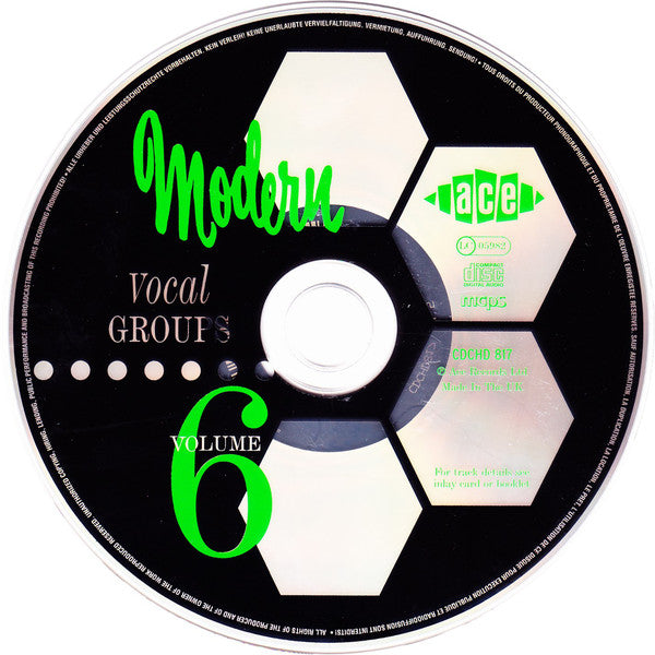 Various : Modern Vocal Groups Volume 6 (CD, Comp)