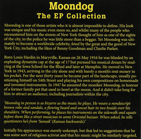 Moondog (2) : The EP Collection (CD, Comp)