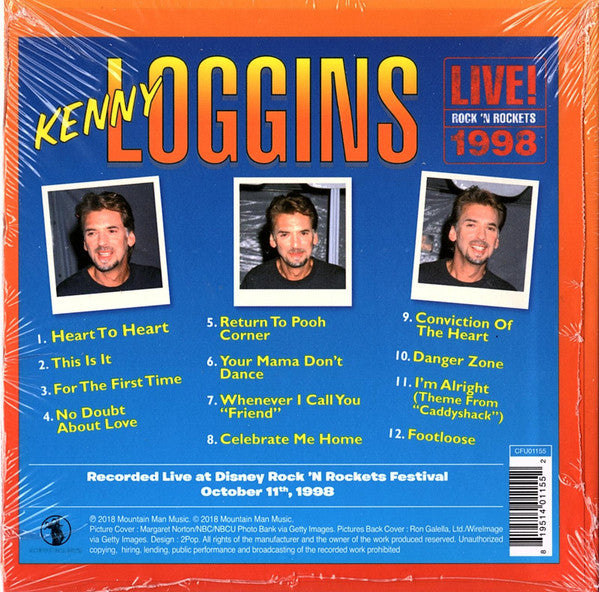 Kenny Loggins : Live! Rock 'N Rockets 1998 (HDCD, Ltd)