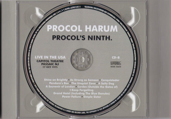 Procol Harum : Procol's Ninth (CD, Album, RE + 2xCD + RM, Exp)
