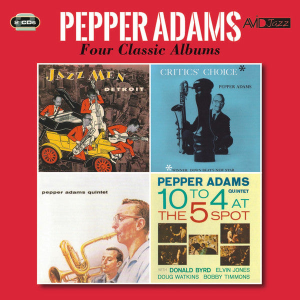 Pepper Adams : Four Classic Albums (2xCD, Comp)