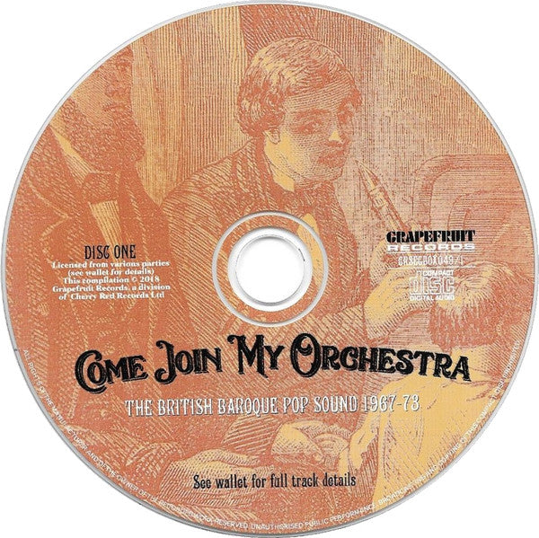 Various : Come Join My Orchestra (The British Baroque Pop Sound 1967-73) (Box, Comp + 3xCD, Comp)