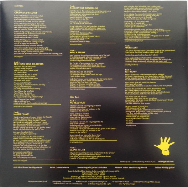 Midnight Oil : Head Injuries (LP, Album, RM, 180)