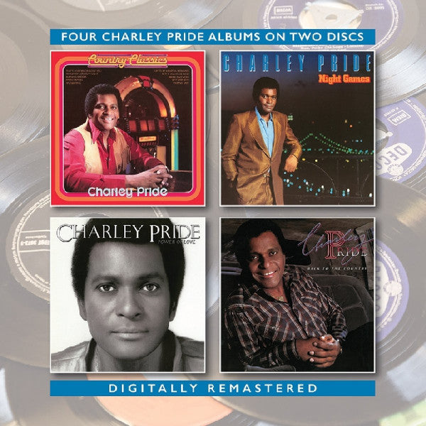 Charley Pride : Country Classics / Night Games / Power Of Love / Back To The Country (2xCD, Comp)