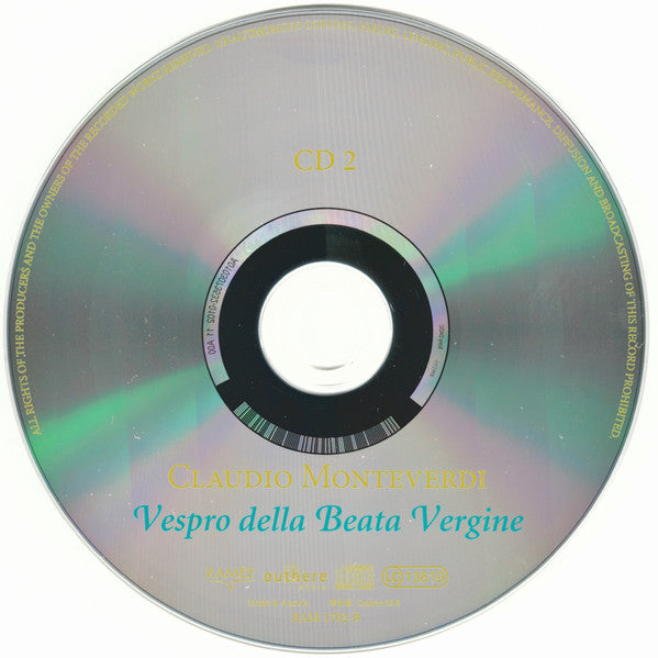 Claudio Monteverdi – Ludus Modalis, Bruno Boterf : Vespro Della Beata Vergine (2xCD, Album)