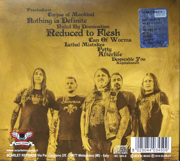 HateSphere : Reduced To Flesh (CD, Album, Dig)