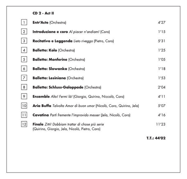 Franz von Suppé - Ljubomir Puškarić · Marjukka Tepponen · Giorgio Surian · Aljaž Farasin · Marco Fortunato · Zbor Opere HNK Ivan Pl. Zajc · Riječki Simfonijski Orkestar · Adriano Martinolli D'Arcy : Il Ritorno Del Marinaio (2xCD, Album)