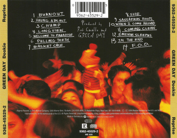 Green Day : Dookie (CD, Album, RE)