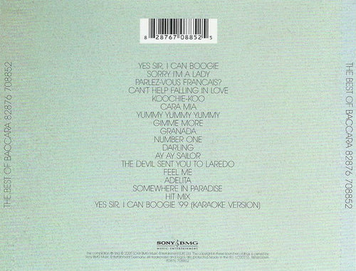 Baccara : The Best Of Baccara (CD, Comp)