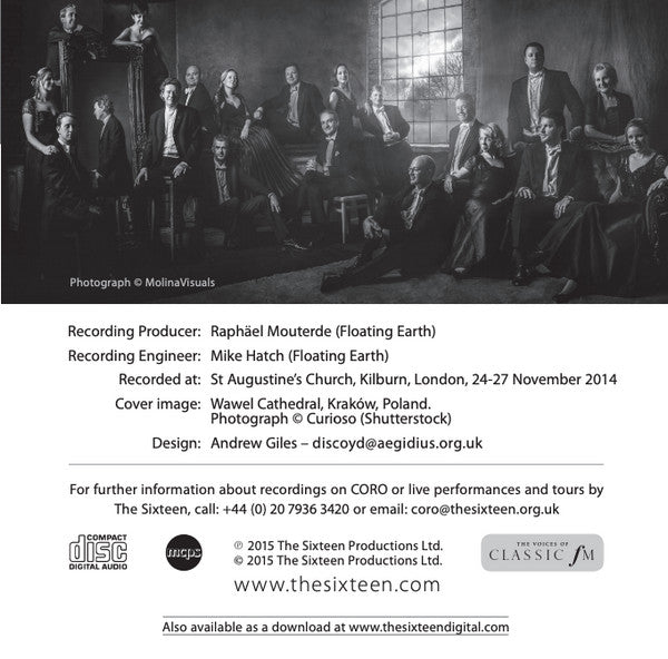 Grzegorz Gerwazy Gorczycki, The Sixteen, Eamonn Dougan : Conductus Funebris / Litaniae De Providentia Divina / Missa Rorate Caeli (CD)