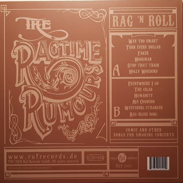 The Ragtime Rumours : Rag 'N Roll (LP, Album, 180)