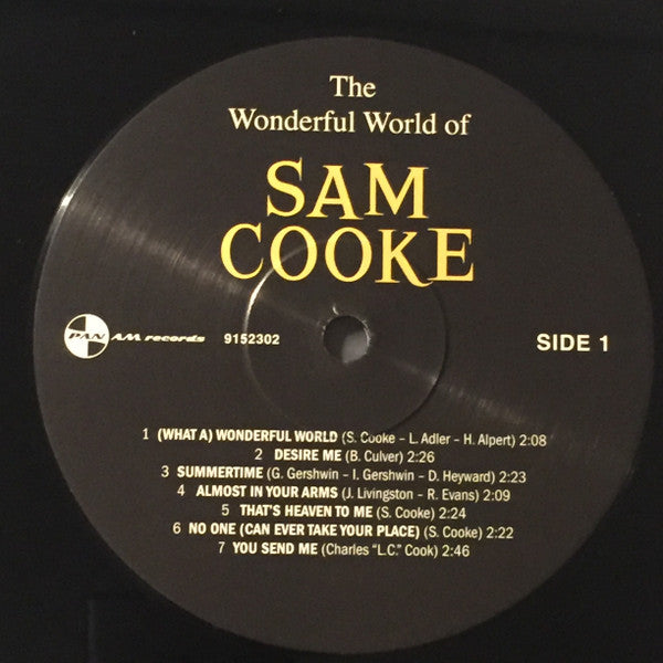 Sam Cooke : The Wonderful World Of Sam Cooke (LP, Comp, RE)